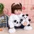 BRASTOY Boneca Reborn Panda Menina 48cm Corpo de Silicone Vem Com Pelúcia - comprar online