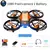 Novo v8 mini drone 6k 4k1080p câmera hd drones wifi fpv altura de pressão ar m - comprar online