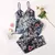 Pijamas femininos conjunto de pijama de duas peças conjunto de pijamas de seda na internet