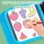 Livro apagável doodle para crianças brinquedos reutilizáveis almofadas de des