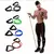 5 níveis de faixas de resistência com alças homens yoga puxar corda elástica - comprar online