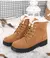 Botas femininas de pele quente botas de tornozelo para mulheres sapatos de inver - loja online