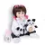 BRASTOY Boneca Reborn Panda Menina 48cm Corpo de Silicone Vem Com Pelúcia - comprar online