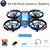 Novo v8 mini drone 6k 4k1080p câmera hd drones wifi fpv altura de pressão ar m - comprar online