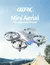 Novo v8 mini drone 6k 4k1080p câmera hd drones wifi fpv altura de pressão ar m
