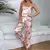 Imagem do Pijamas femininos conjunto de pijama de duas peças conjunto de pijamas de seda