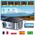 Imagem do Horlat android 4k projetor 26000 lúmen 8k decodificar vídeo áudio home theate