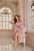 Imagem do Kimono camisola elegante cetim robe para mulheres verão sleepwear macio luxuoso