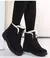 Imagem do Botas femininas de pele quente botas de tornozelo para mulheres sapatos de inver