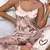 Pijamas femininos conjunto de pijama de duas peças conjunto de pijamas de seda