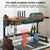 85cm Escorredor De Louça Suspenso Boutique Kitchen Rack Aço Inoxidável Orga - comprar online