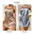 Camisola feminina de cetim com estampa floral, camisola confortável com alça e - ASHASTORE