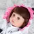 BRASTOY Boneca Reborn Panda Menina 48cm Corpo de Silicone Vem Com Pelúcia na internet