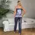 Pijamas femininos conjunto de pijama de duas peças conjunto de pijamas de seda