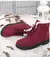 Botas femininas de pele quente botas de tornozelo para mulheres sapatos de inver na internet