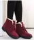 Botas femininas de pele quente botas de tornozelo para mulheres sapatos de inver na internet