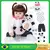 BRASTOY Boneca Reborn Panda Menina 48cm Corpo de Silicone Vem Com Pelúcia