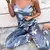 Pijamas femininos conjunto de pijama de duas peças conjunto de pijamas de seda - comprar online