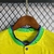 Camisa + Shorts Infantil Seleção Brasileira - Amarela - comprar online