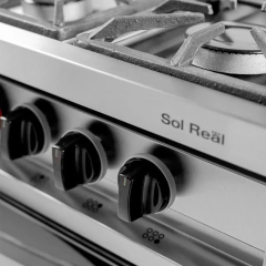 Cocina Mini / 6 Hornallas - Puerta vidrio - Sol Real - comprar online