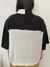 Camisa Bicolor Feminina Preta e Branca na internet