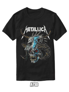 Metallica Remera 100% Algodón Premium