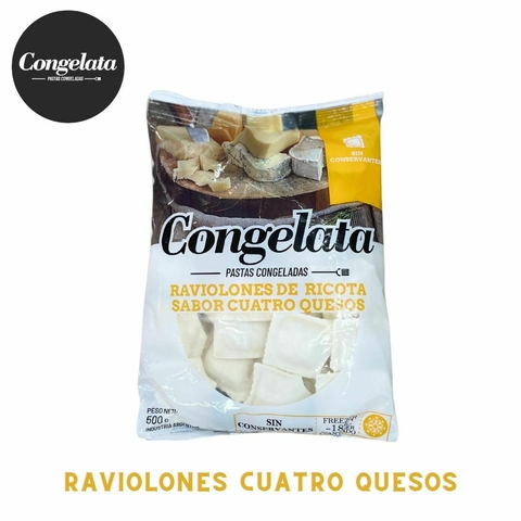 Congelata Raviolones de Ricota 4 Quesos x 500g.