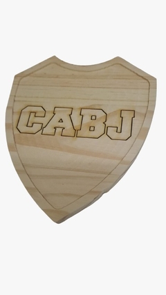 Tabla de picar ranurada de equipo de futbol de madera de pino 20x22xm