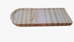 tabla para taza doble vaciado 10x24 cm de pino