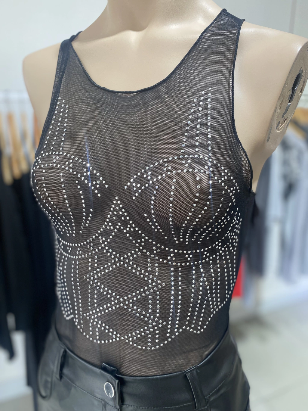 Body corset stras