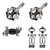 Pedal Mtb Clip Exustar E-pm222 Rolamentado Com Tacos Nfe - comprar online