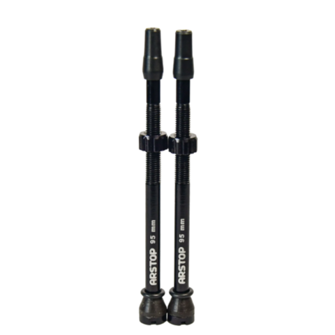 Bico Tubeless Arstop (Par) 105mm Preto