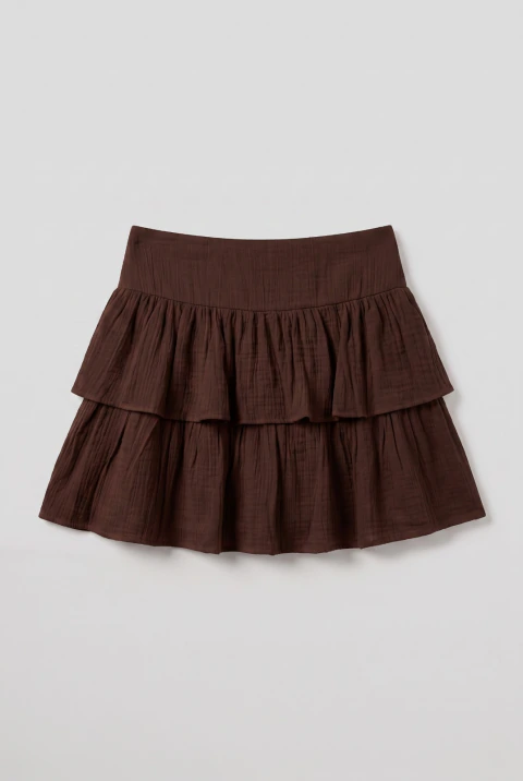 Falda Camelia Chocolate