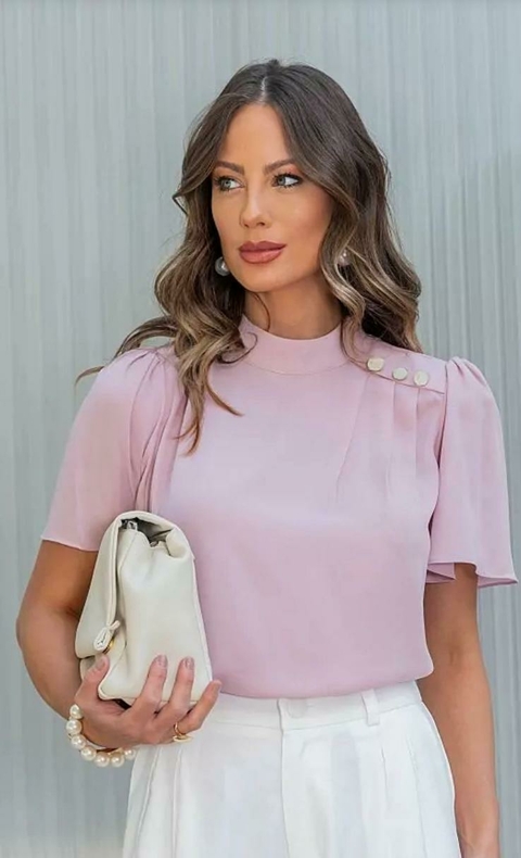 Blusa Crepe