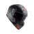 CAPACETE LS2 FF811 VECTOR II SPLITTER - TITÂNIUM/VERMELHO FOSCO