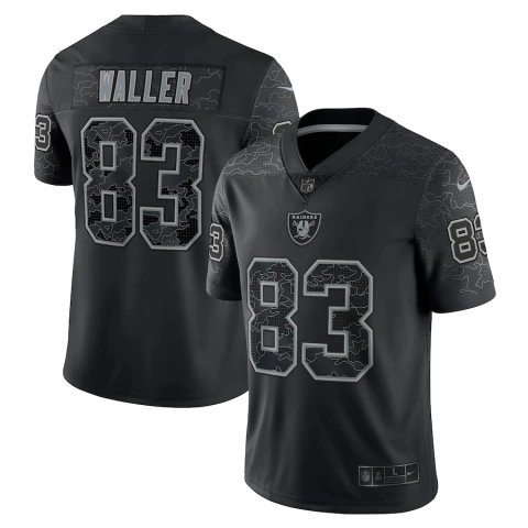 Camisa Las Vegas Raiders Edição Limitada Nike Masculina - Darren Waller - Preta