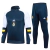 Conjunto de Treino Real Madrid 23/24 - Adidas - Calça e Jaqueta Meio Zíper