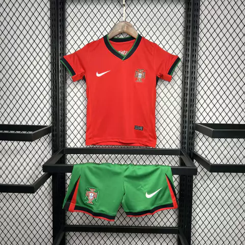 Conjunto Infantil Portugal Home 24/25 - Nike