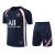 Conjunto de Treino Paris Saint Germain 22/23 - Jordan - Masculino - Azul Escuro/Branco