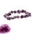 Pulseira Unissex Pedra Natural - Ametista - Espaço Ametiste-se 