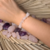 Pulseira Unissex Pedra Natural - Quartzo Rosa - comprar online