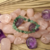 Pulseira Unissex Pedra Natural - Quartzo Verde
