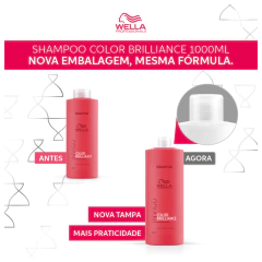 Wella Professionals Invigo Color Brilliance - Shampoo 1L - Brand Cosméticos