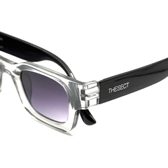 ÓCULOS LOFF SLIM GRAY WITH BLACK - The Sect Eyewear
