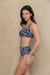Top Meia Taça Retro Preto & Branco - comprar online