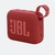 Parlante portátil JBL GO 4 con diseño en rojo, ideal para disfrutar música en cualquier lugar