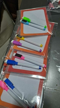 pack de pizzarras y fibras