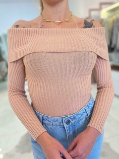 Blusa Tricô Canoa na internet