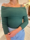 Blusa Tricô Canoa
