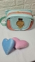 Bolsa Necessaire com Porta Lenço e Trocador Tema Leãozinho.